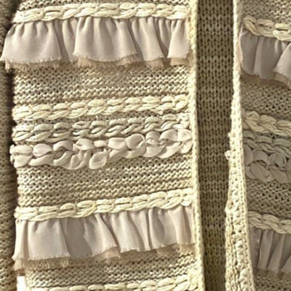 Chico's Ravishing Ruffles Cardigan - Picture 4 of 14